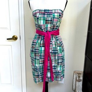 Vineyard Vines strapless dress.